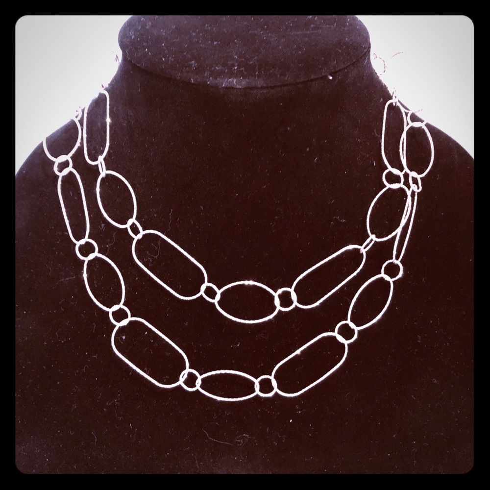 LONG SILVER SILPADA NECKLACE